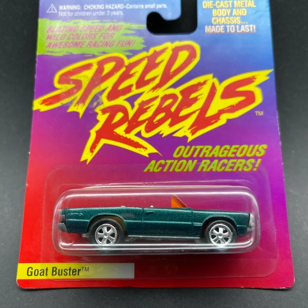 Speed Rebels Goat Buster Pontiac GTO‎ Convertible Car Green Diecast 1/64 Scale